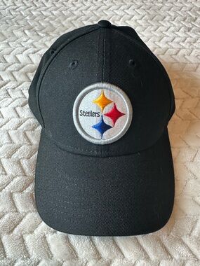 New Era 9fourty Pittsburgh Steelers NFL Hat Black One Size Adjustable